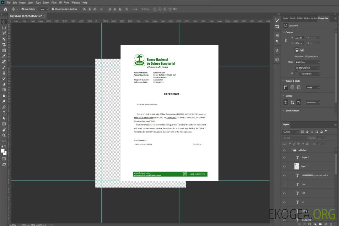 Guinée équatoriale , La Banque Nationale , référence fermeture template